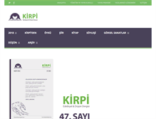 Tablet Screenshot of kirpiedebiyat.com